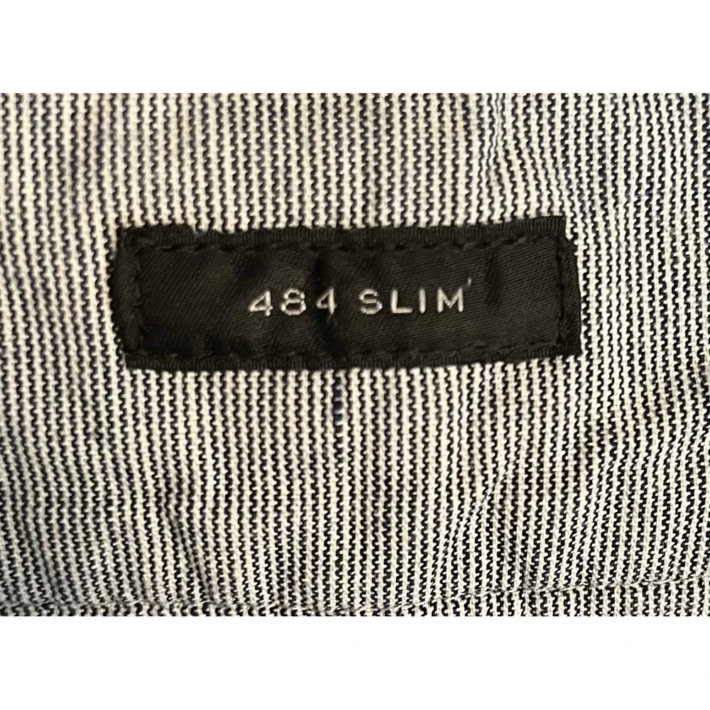 J. Crew 33x32 Men's Pants 484 Slim Fit‎ Stretch Chinos Dk Gray Onyx